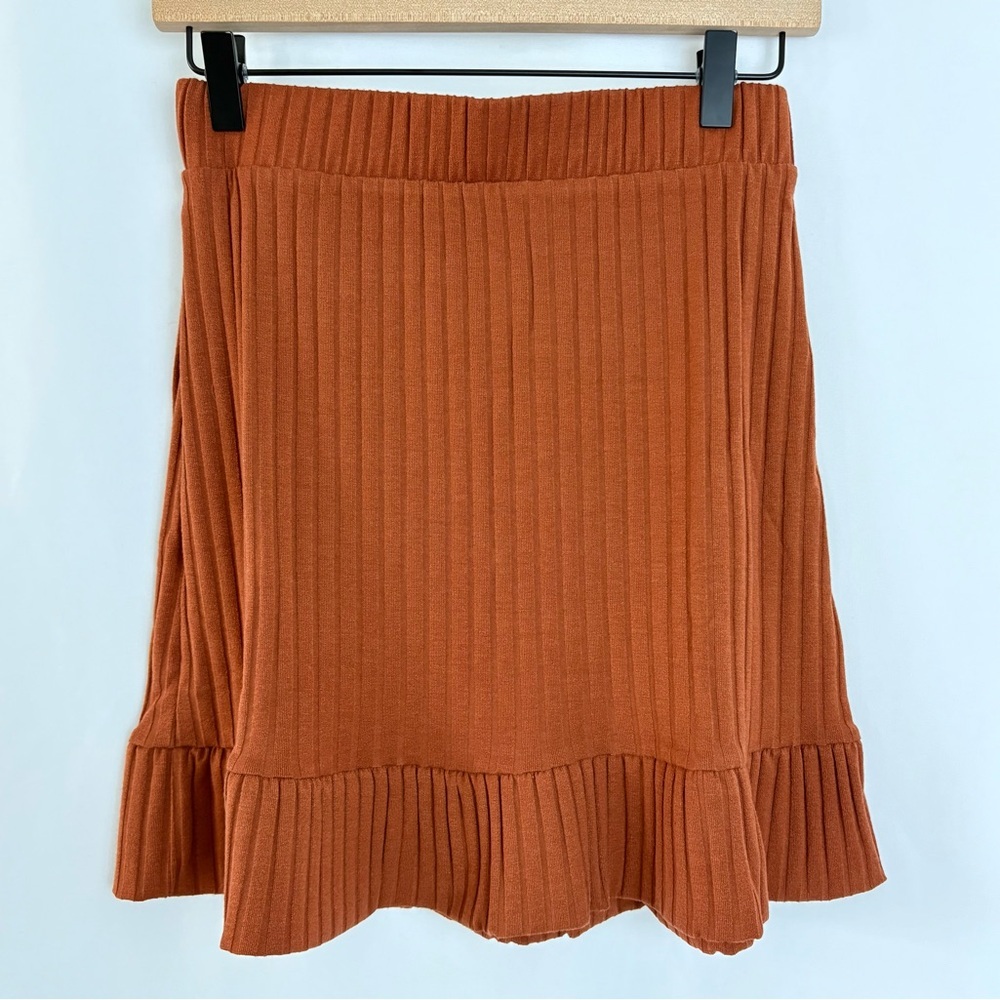 Lost + Wander Ribbed Mini Skirt - Picture 2 of 13